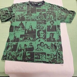 The Hundreds Fight Back Tee Size M Revolution Graphic T-Shirt Streetwear Medium‎